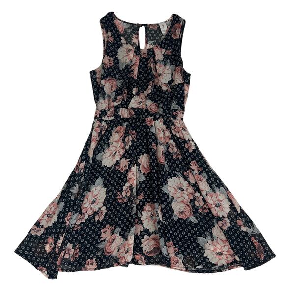 Libian Dresses & Skirts - Libian Plus Size Floral Dress Black Pink Size 2X Indie Bohemian Spring Summer